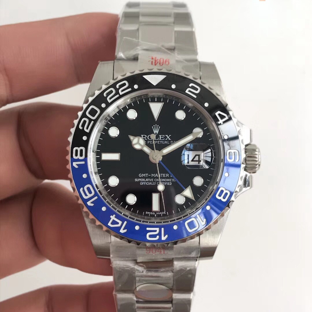 Rolex Replica GMT-Master II 116710BLNR Batman Noob Factory V9