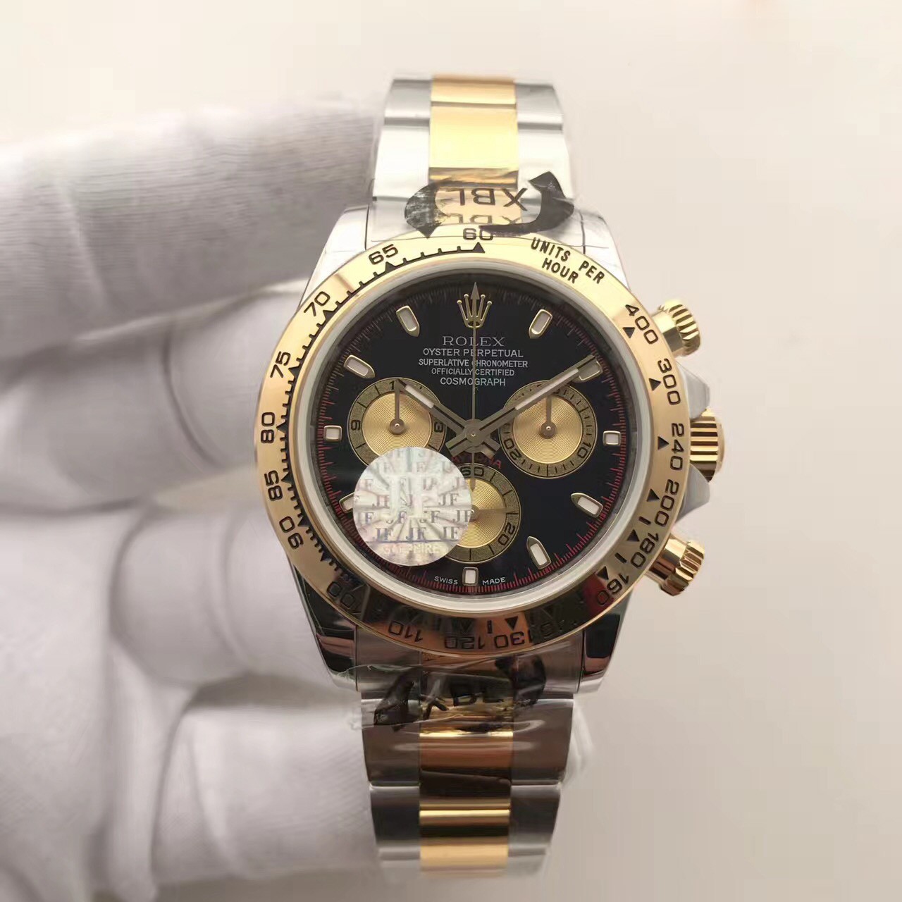 Rolex Replica Daytona 116523 SS/Gelbgold JF Factory