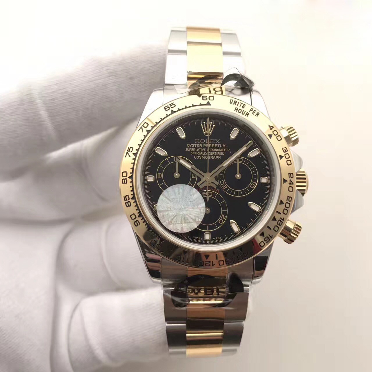 Rolex Replica Daytona 116523 SS/Gelbgold JF Factory