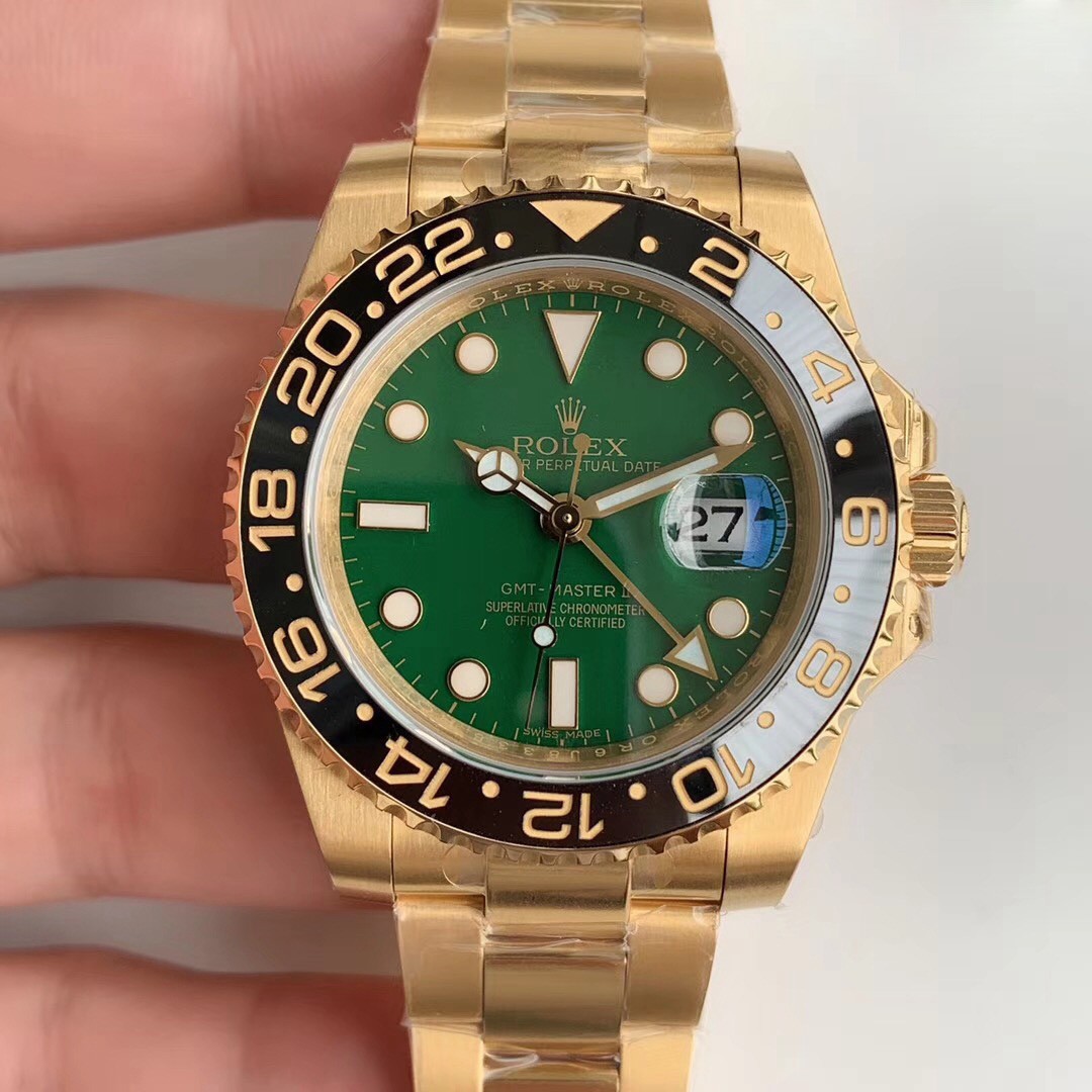 Rolex Replica GMT-Master II EW Fabrik Edelstahl Grün