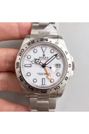 Rolex Replica EXPLORER II Noob Fabrik Edelstahl weiß