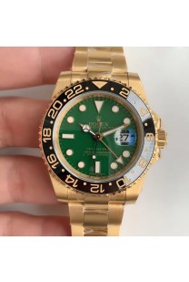 Rolex Replica GMT-Master II EW Fabrik Edelstahl Grün