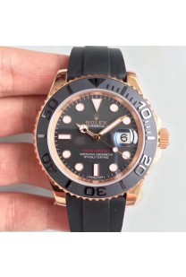 Rolex Replica Yacht-Master 40 116655 AR Roségold mit schwarzem Zifferblatt