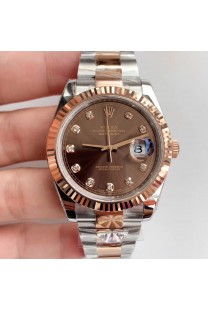 Rolex Replica Datejust 41 mm 126331 Chocolate Index Oyster