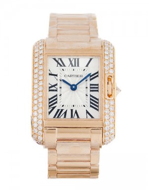 Cartier Replica Uhren Tank Anglaise WT100002-30 MM