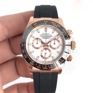 Rolex Replica Daytona Cosmograph 116515LN AR Factory Roségold, weißes Zifferblatt, Schweizer