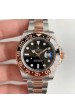 Rolex Replica GMT-Master II EW Fabrik Roségold Edelstahl Schwarz